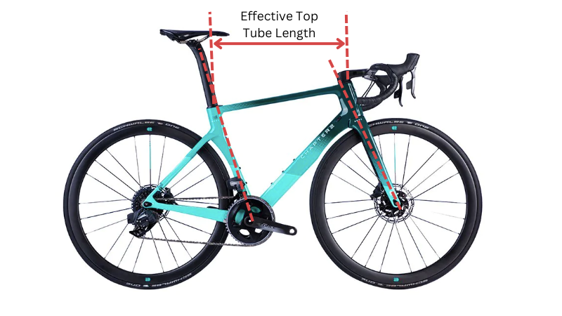 effective top tube length of a bike