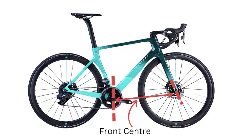 Front Centre - how to Measure Bike frame Size