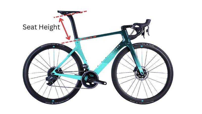 Seat Post Height - how to Measure a Bike frame Size