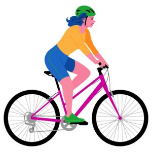 women bike