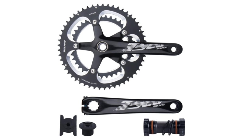 Double Chainring crankset for road bike