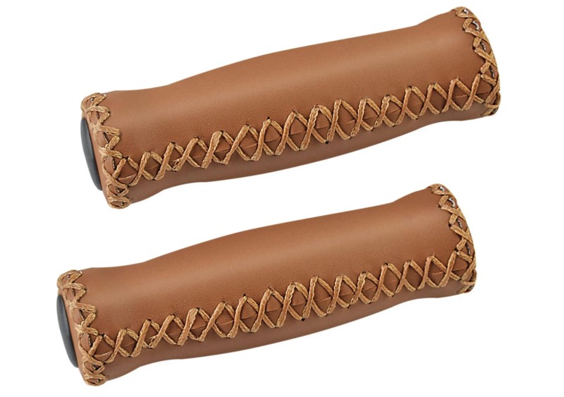Leather Bike Handlebar Grips